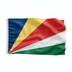 Seychelles Flag Product Shot - Guatemala Style
