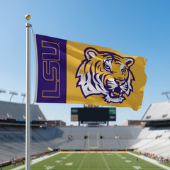3x5 Louisiana State University College Football Team Flag