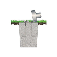 Tilting Shoe Base For Flagpoles