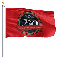USMC America's 250th Anniversary Nylon Flag Made in USA