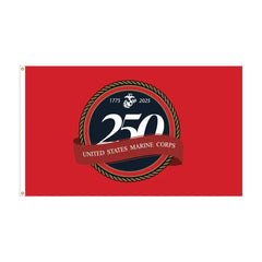 USMC America's 250th Anniversary Nylon Flag Made in USA