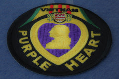 Vietnam Purple Heart Patch - 3x3 inch