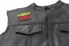 Warning Retired and Work as a Part Time Pain In The Ass Funny Iron on Patch - 3x2.5 inch