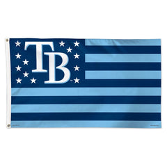 Tampa Bay Rays Patriotic Flag – Deluxe 3×5, Made in USA (02738115)