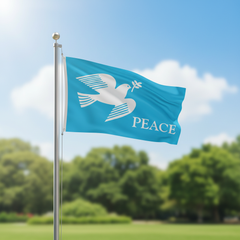 World Peace Dove Flag Lifestyle