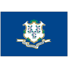 Connecticut State Flag Nylon Outdoor Made in USA.