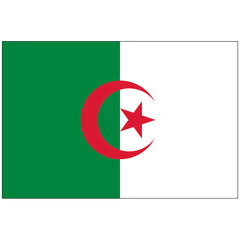 Algeria Flag - Made in USA.
