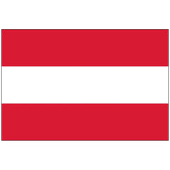 Austria Flag Sewn Made in USA.