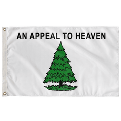 Washington's Cruiser Appeal To Heaven Pine Tree Cotton Flag 3x5 ft.