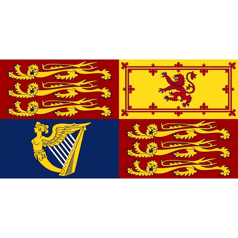 Royal Standard of the United Kingdom Flag - Made in USA.