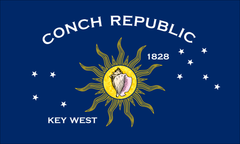 Conch Republic Flag - Made in USA.