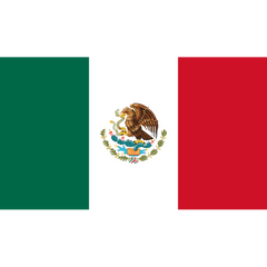 Mexico Flag Commercial Grommets - Made in USA.