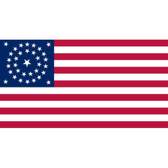 34 Star Circular American Flag - Made in USA Stars & Stripes Kansas.