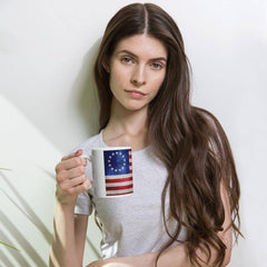 Betsy Ross Flag Vintage 13 Star Mug.