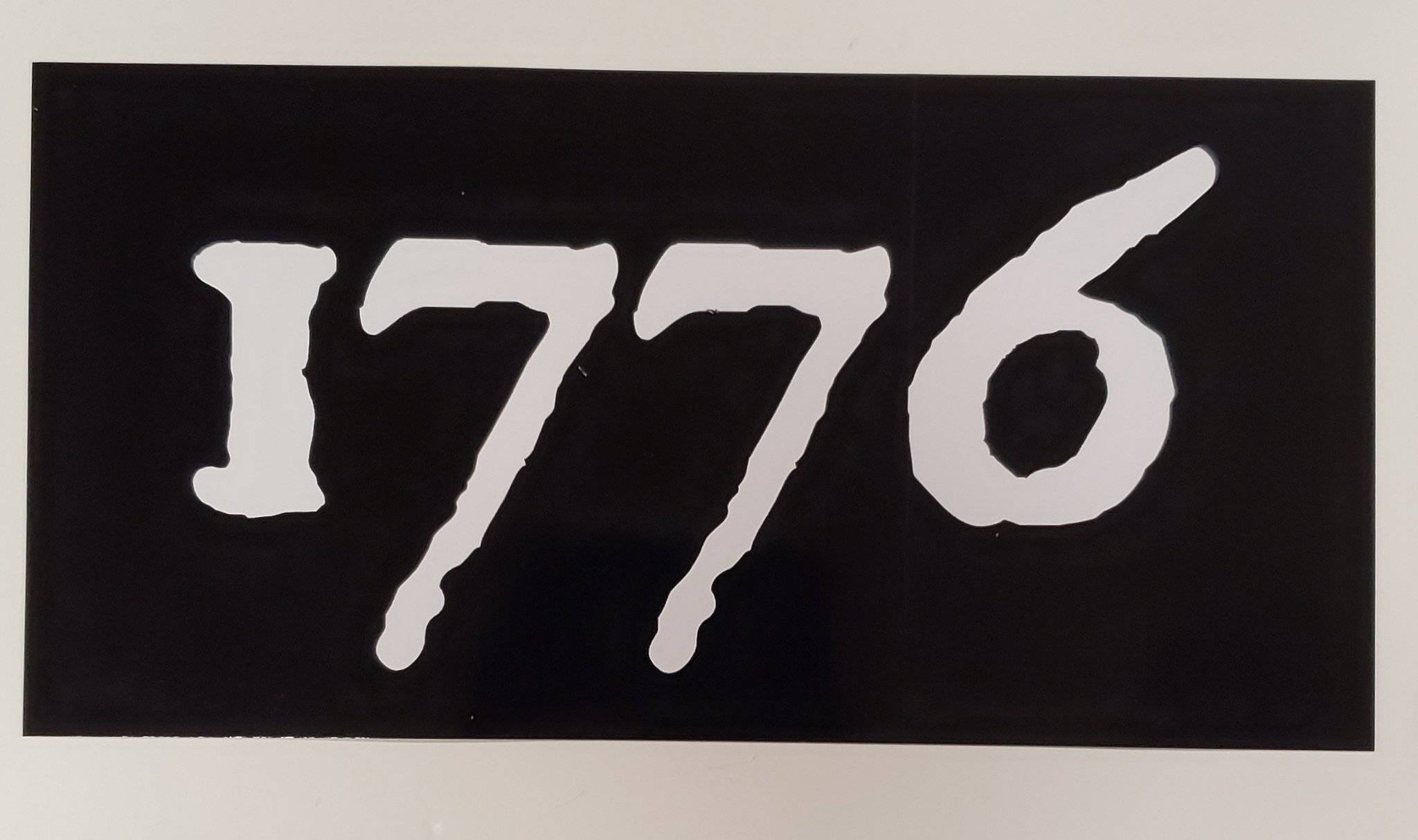1776 Bumper Sticker.