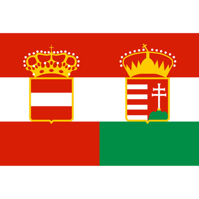 Austria Hungary Flag 1869-1918 Made in USA