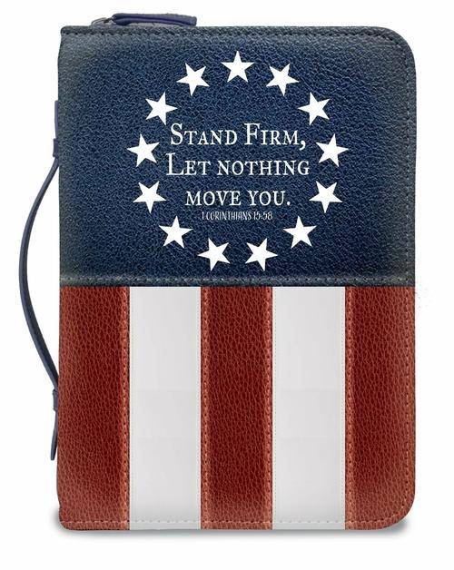 Divine Details 2020: Bible Cover: US Flag Stand Firm.
