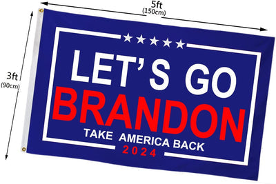 3x5 Lets Go Brandon Take America Back 2024 Flag