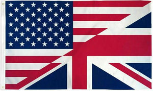 3x5 American British Friendship Flag