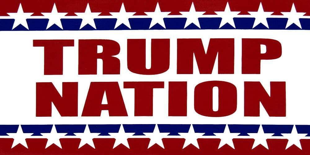 Trump Nation Flag Red White and Blue - Made in USA.