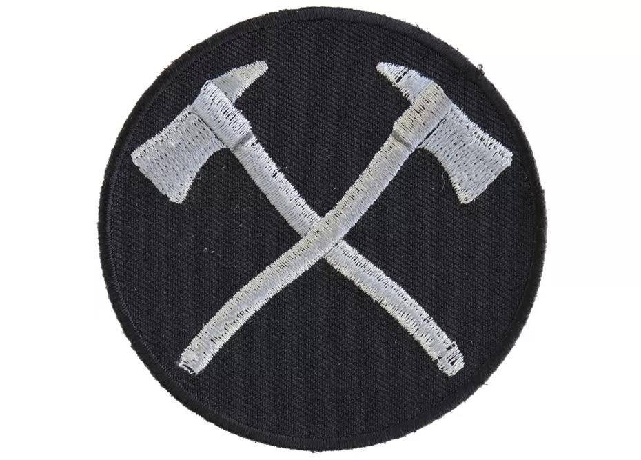 Crossed Firefighter Axes Patch.