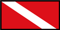 Diver Down Bumper Sticker