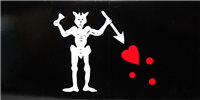 Pirate Blackbeard Edward Teach Bumper Sticker