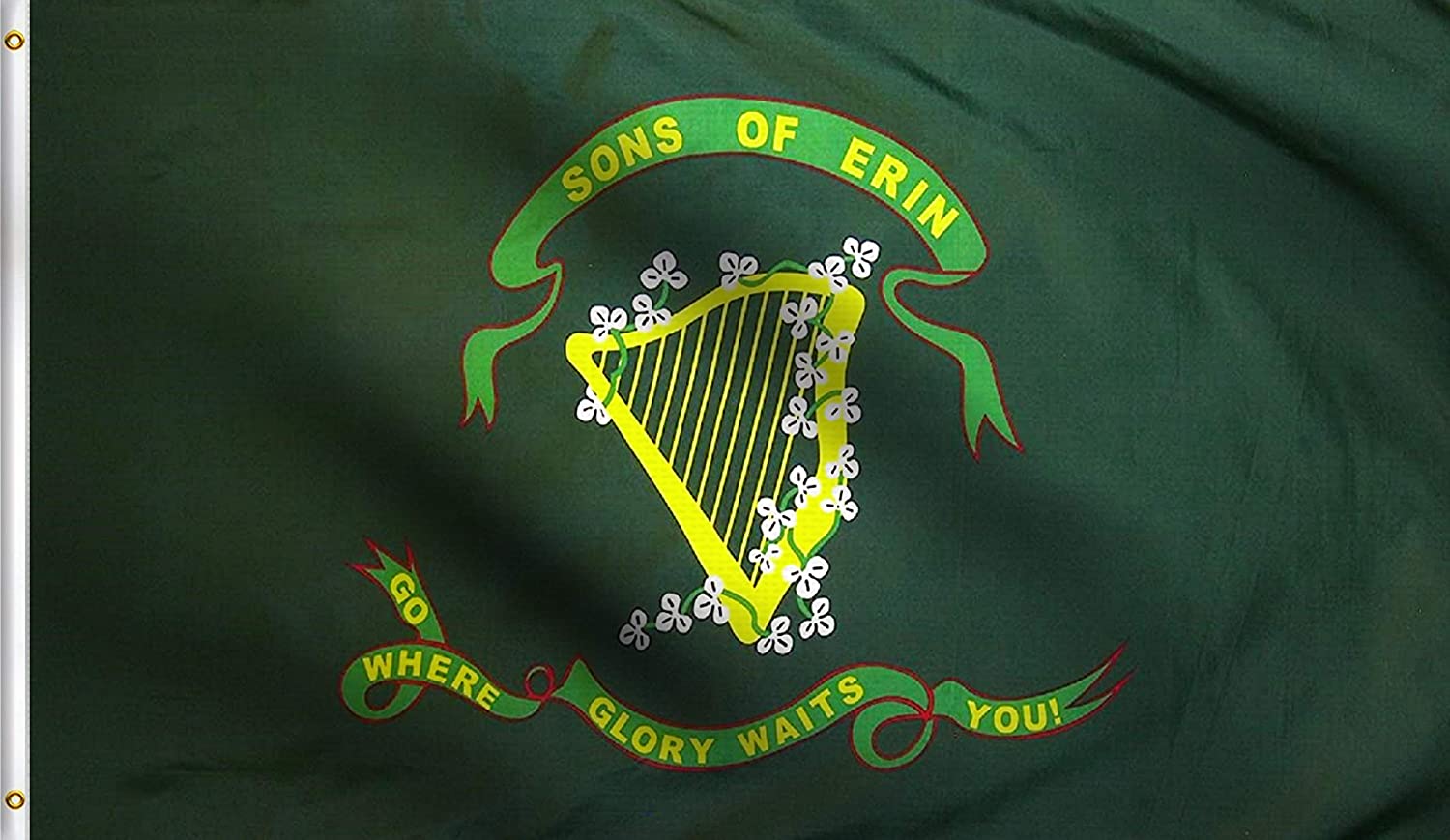 Sons of Erin Flag - Irish Made in USA.