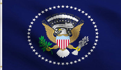 Presidential Seal Flag - Pole Hem optional Fringe- Nylon Made in USA