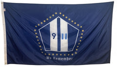 9/11 We Remember Memorial Flag - Made in USA.