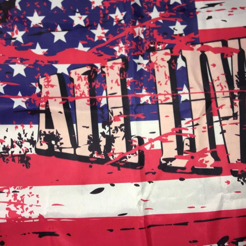 Red Ink Discount! - USA All Lives Matter Flag - Outdoor - Made in USA.