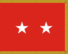 Army Major General (2 Star)-Pole Hem or Fringe-Nylon Made in USA