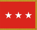Army Lieutenant General (3 Star)-Pole Hem or Fringe-Nylon Made in USA