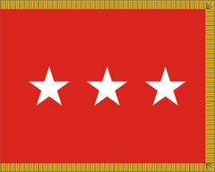 Army Lieutenant General (3 Star)-Pole Hem or Fringe-Nylon Made in USA