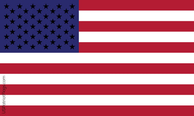 American Black Stars Flag - Made in USA