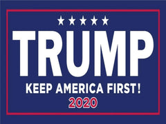 Trump keep America First  2020 Bumper Sticker.