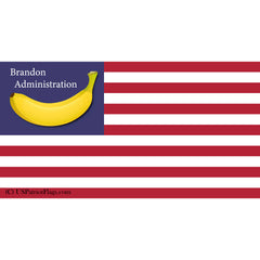 Banana Republic of America Flag Brandon Administration Made in USA