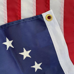 Betsy Ross Flag Sewn Embroidered Made in USA.