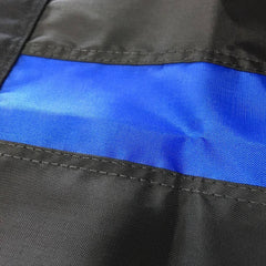 Police Thin Blue Line Flag - Outdoor - Nylon Cut and Sewn (Made in America).