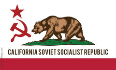 California Soviet Socialist Republic Flag - Made in USA