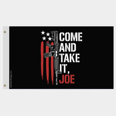 Come and Take It Joe 2nd Amendment Flag - Made in USA.