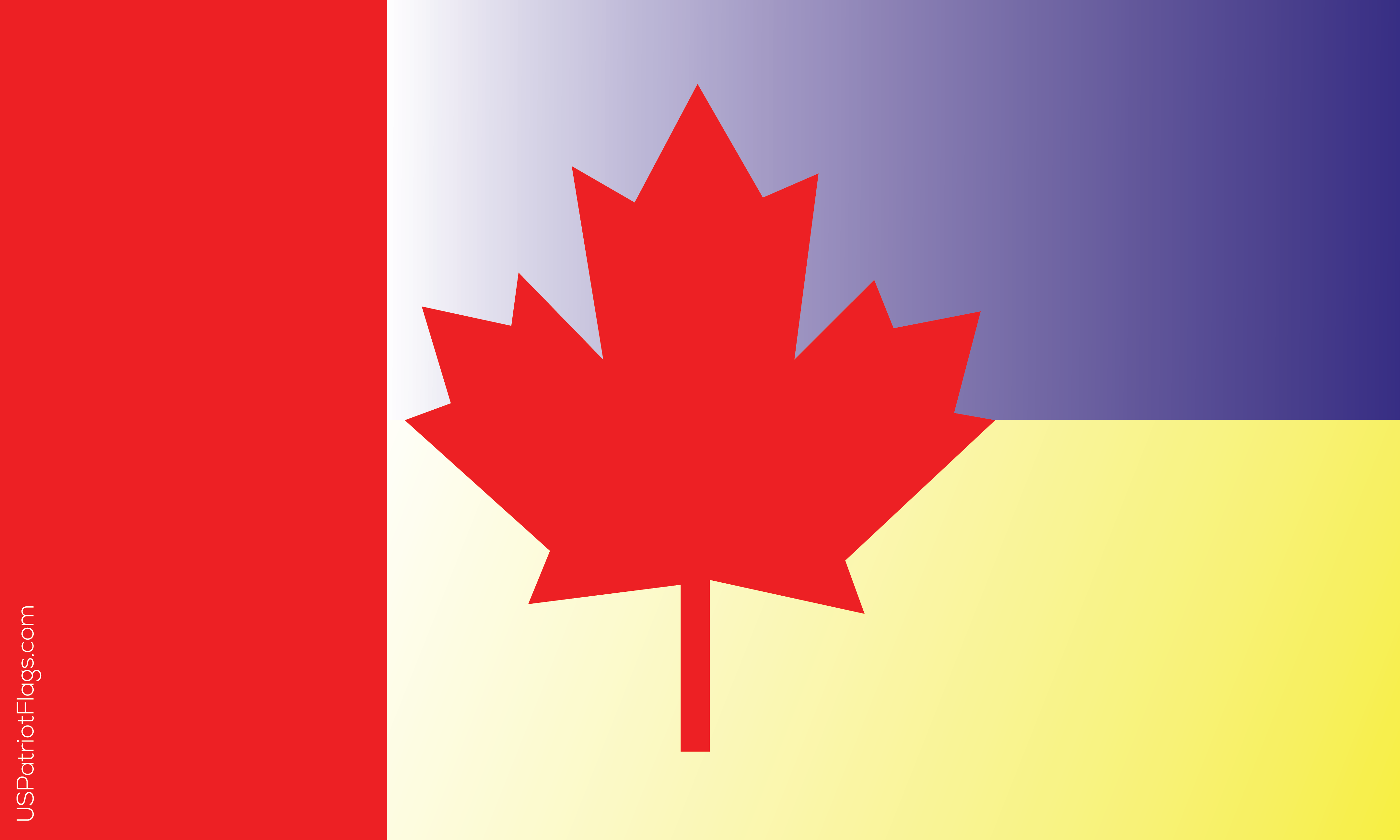 Canada Ukraine Ally Flag - Made in USA