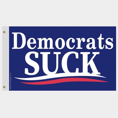 Democrats Suck Flag Made in USA.
