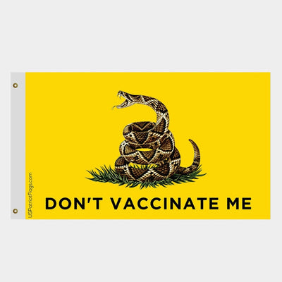 Gadsden Don't Vaccinate Me Flag - Made in USA.