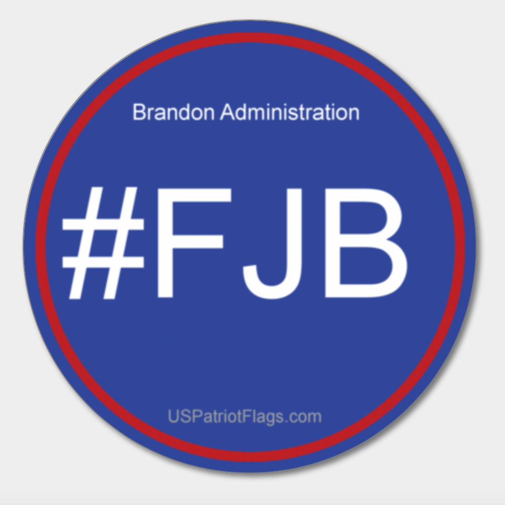 2.5"x2.5" #FJB Stickers.