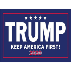 Trump keep America First  2020 Bumper Sticker.