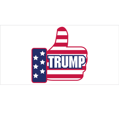 Pro Trump Thumbs Official Bumper Sticker.