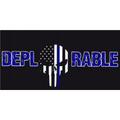 Deplorable black shield Bumper Sticker