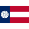 Old Georgia Flag 1920-1956 Nylon Printed Made in USA
