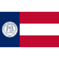Old Georgia Flag 1920-1956 Nylon Printed Made in USA.